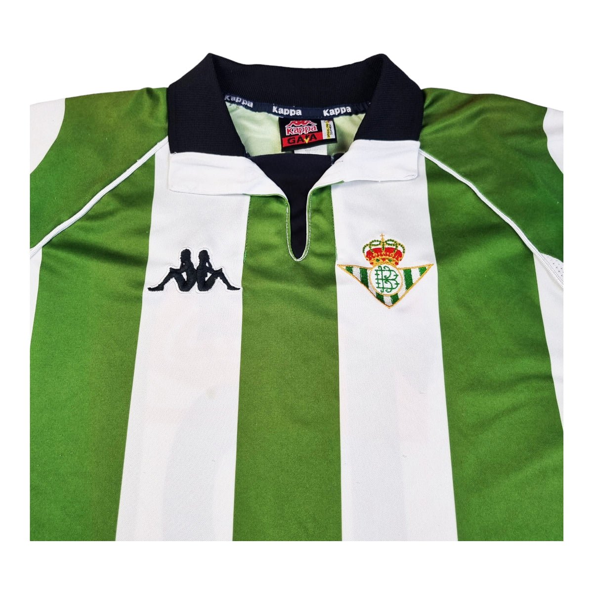 1997/99 Real Betis Home Football Shirt (M) Kappa #19 Denilson