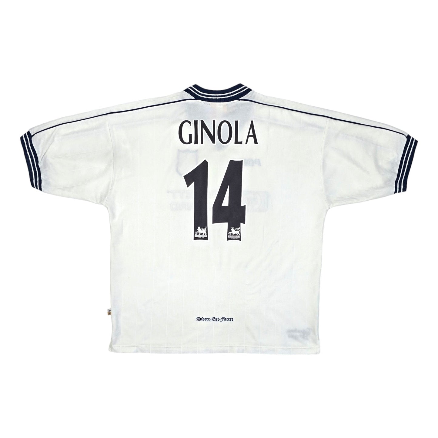 1997/99 Tottenham Hotspur Home Football Shirt (2XL) PONY #14 Ginola