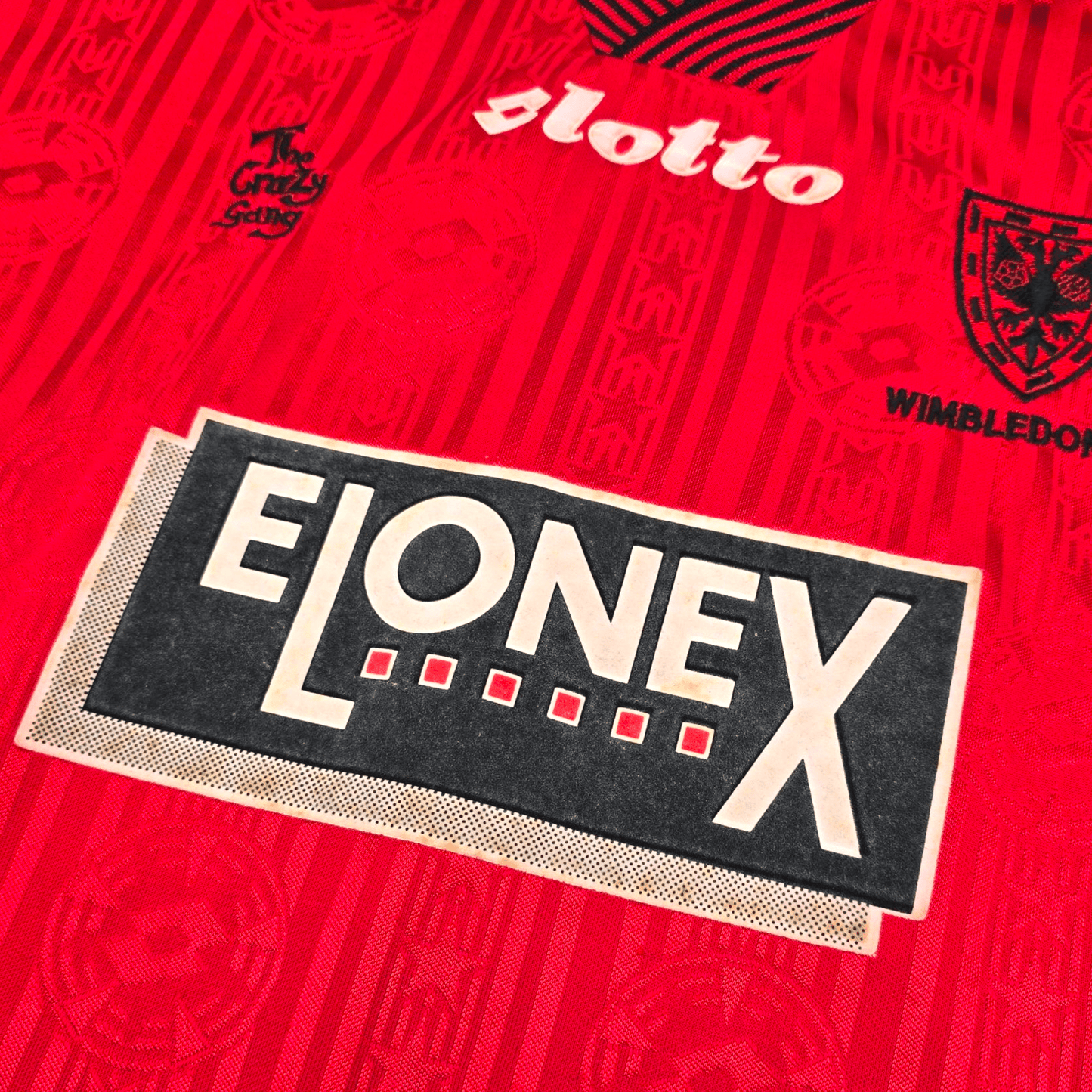 1997/99 Wimbledon Away Football Shirt (L) Lotto (Crazy Gang)