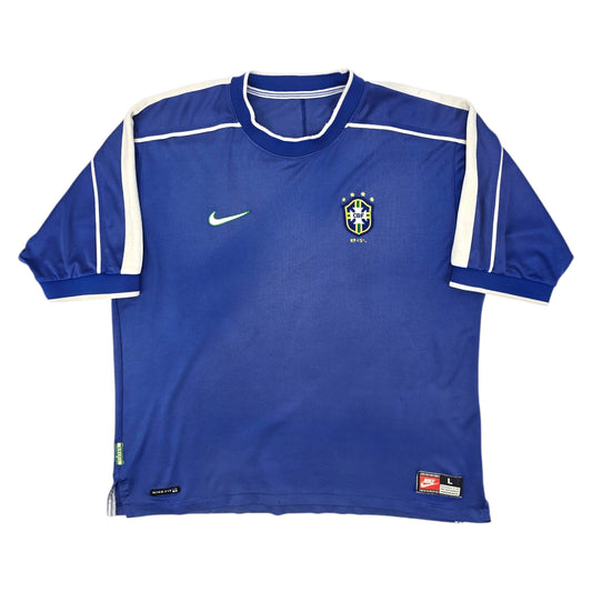 1998/00 Brazil Away Football Shirt (L) Nike