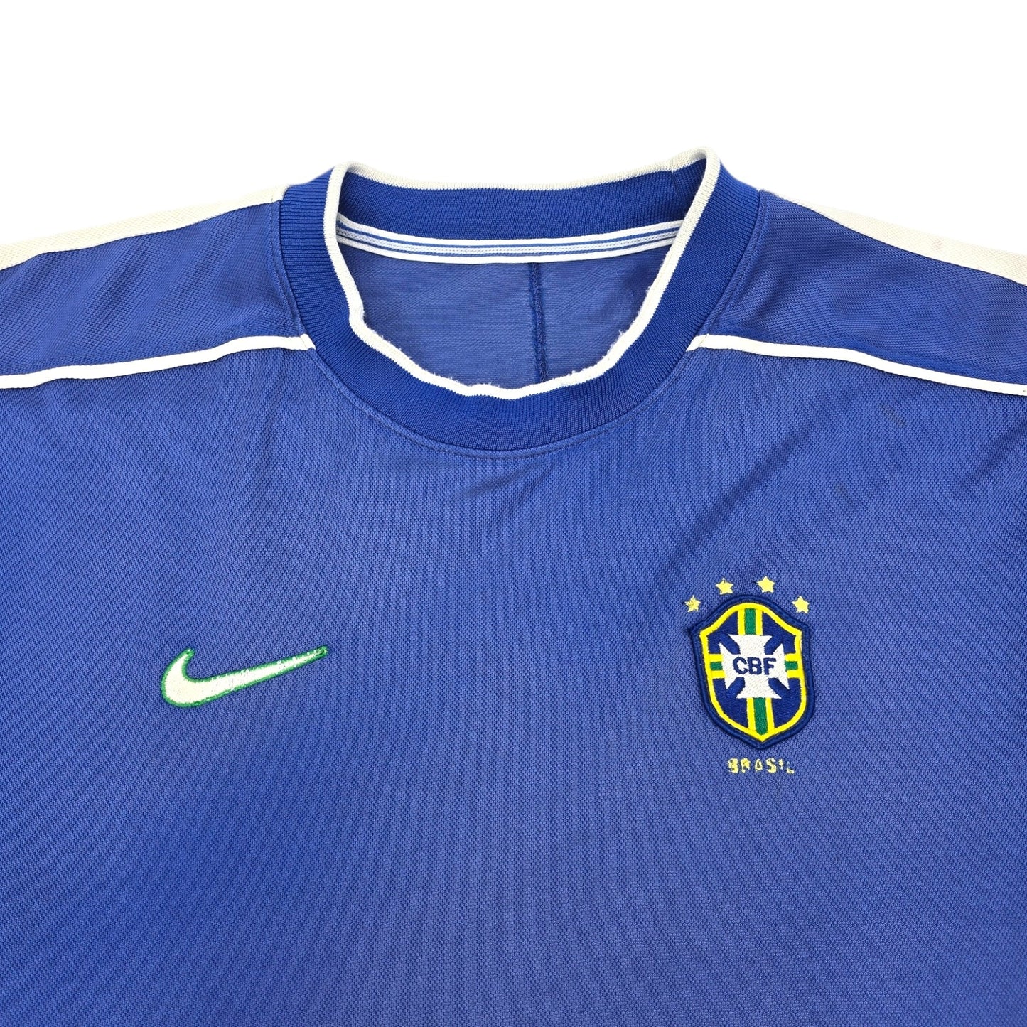 1998/00 Brazil Away Football Shirt (L) Nike