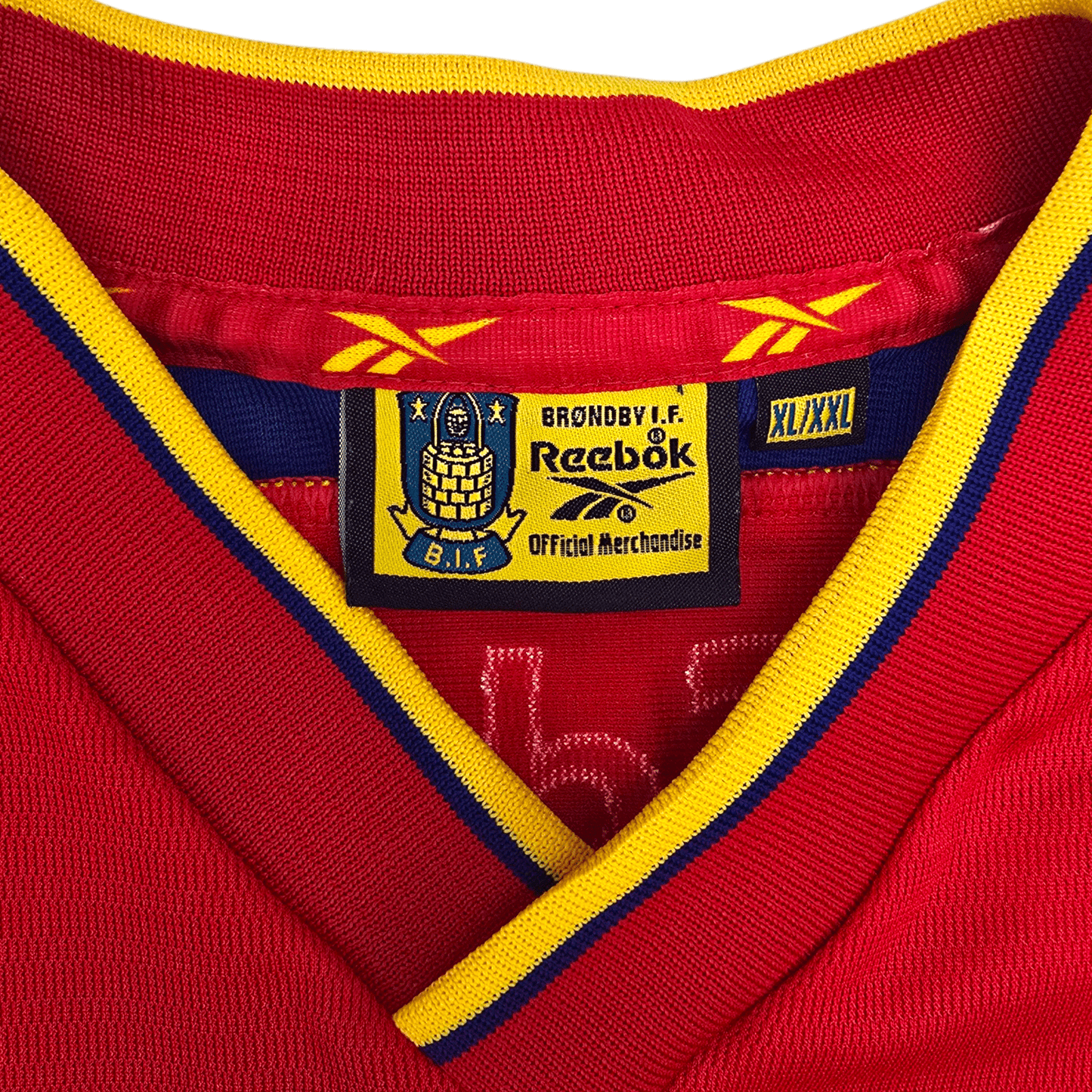 1998/00 Brondby Away Football Shirt (2XL) Reebok