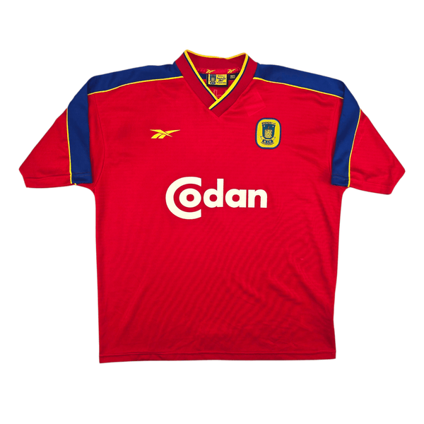 1998/00 Brondby Away Football Shirt (2XL) Reebok