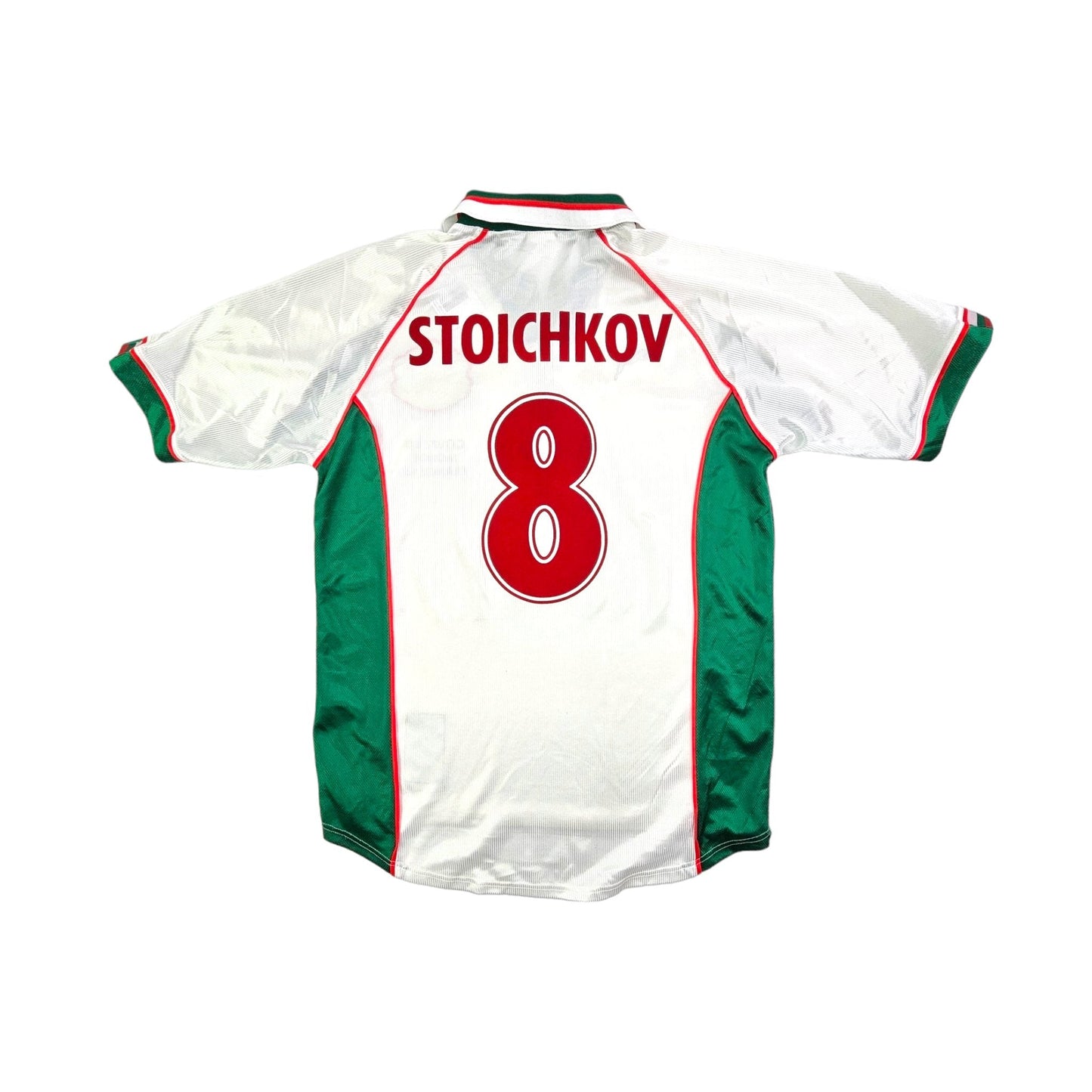 1998/00 Bulgaria Home Football Shirt (L) Puma #8 Stoichkov