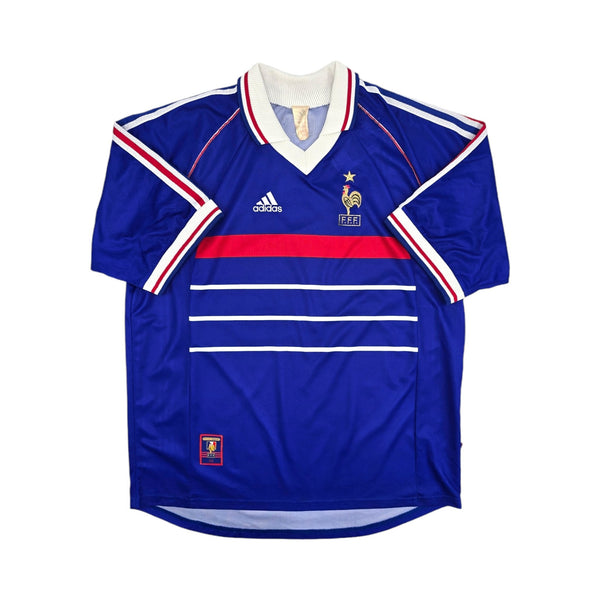 1998/00 France Home Football Shirt (2XL) Adidas