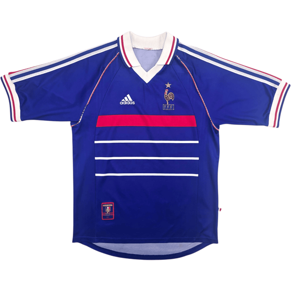 1998/00 France Home Football Shirt (M) Adidas