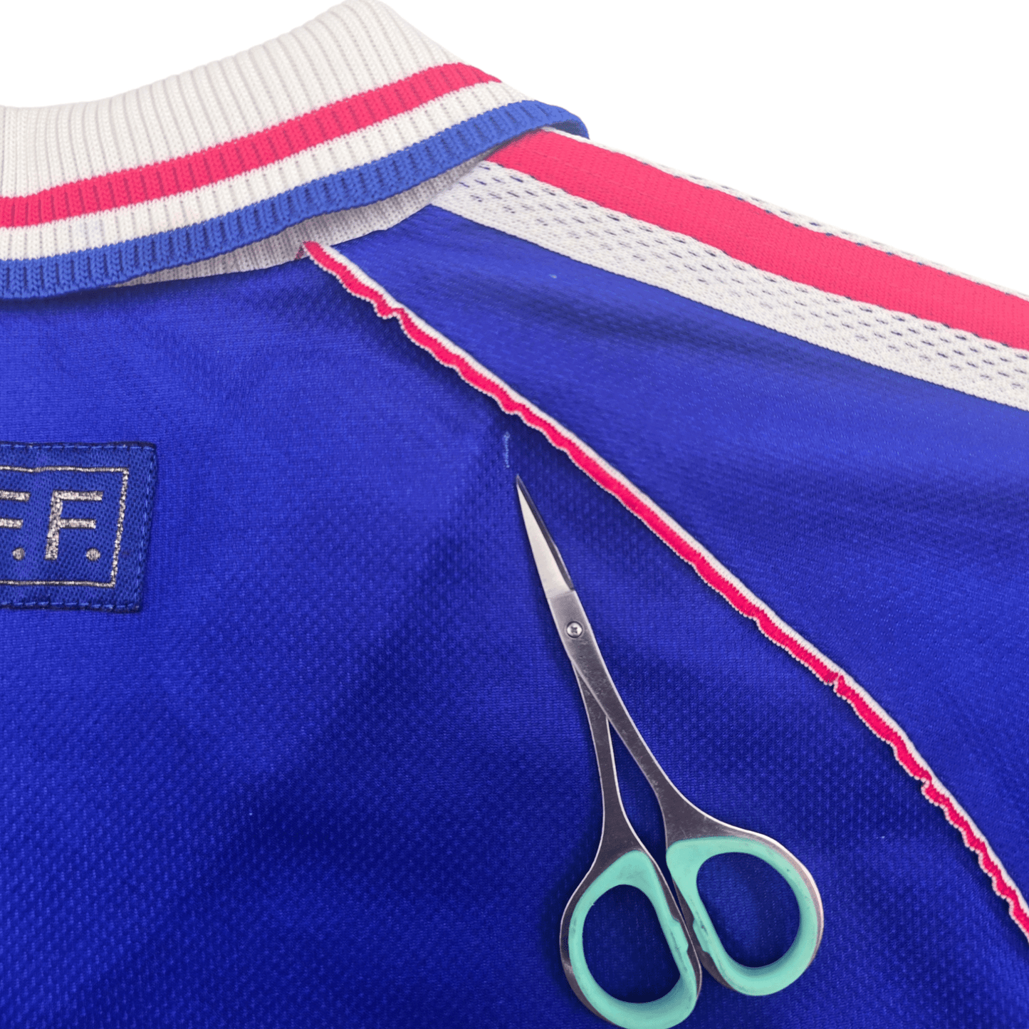 1998/00 France Home Football Shirt (M) Adidas