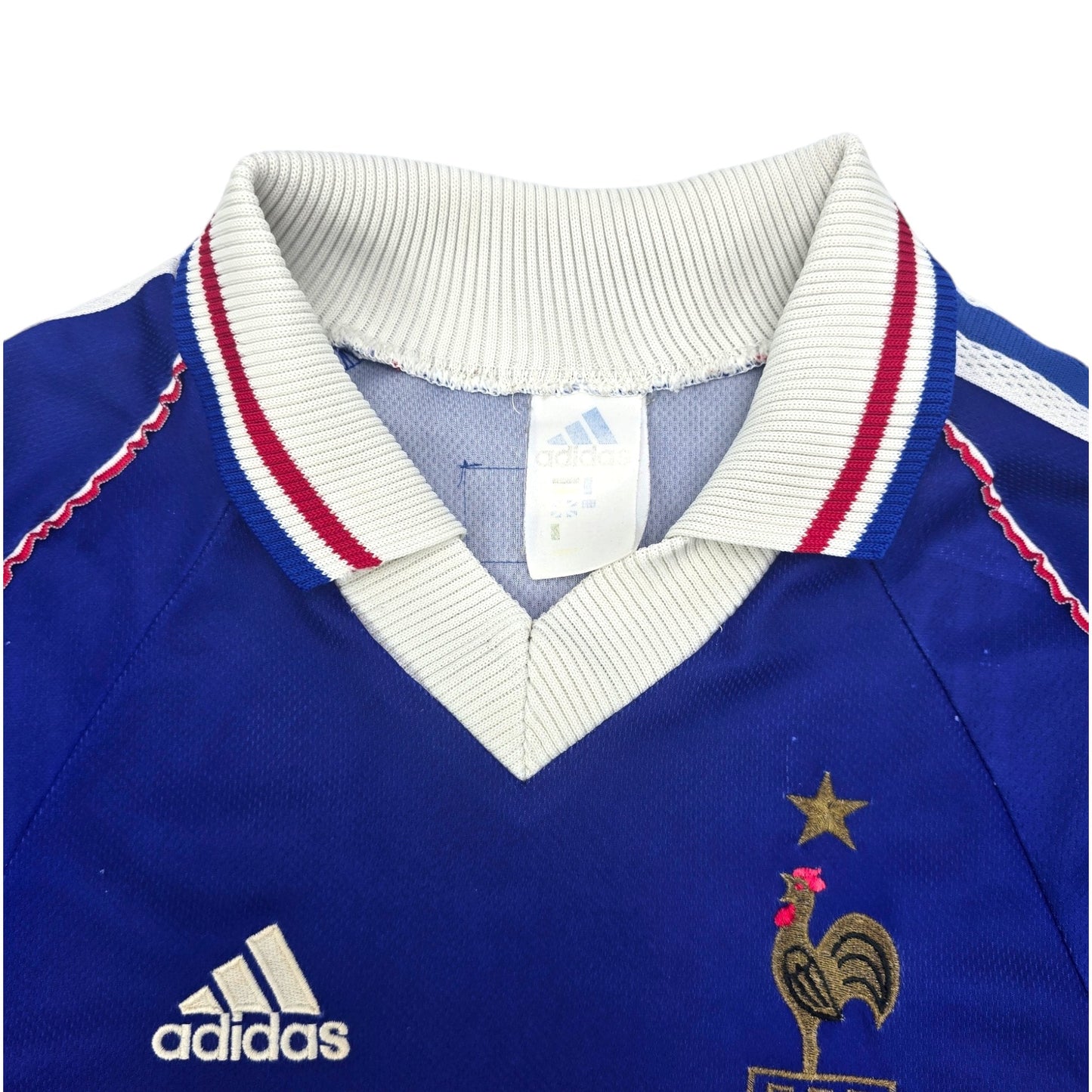 1998/00 France Home Football Shirt (S) Adidas