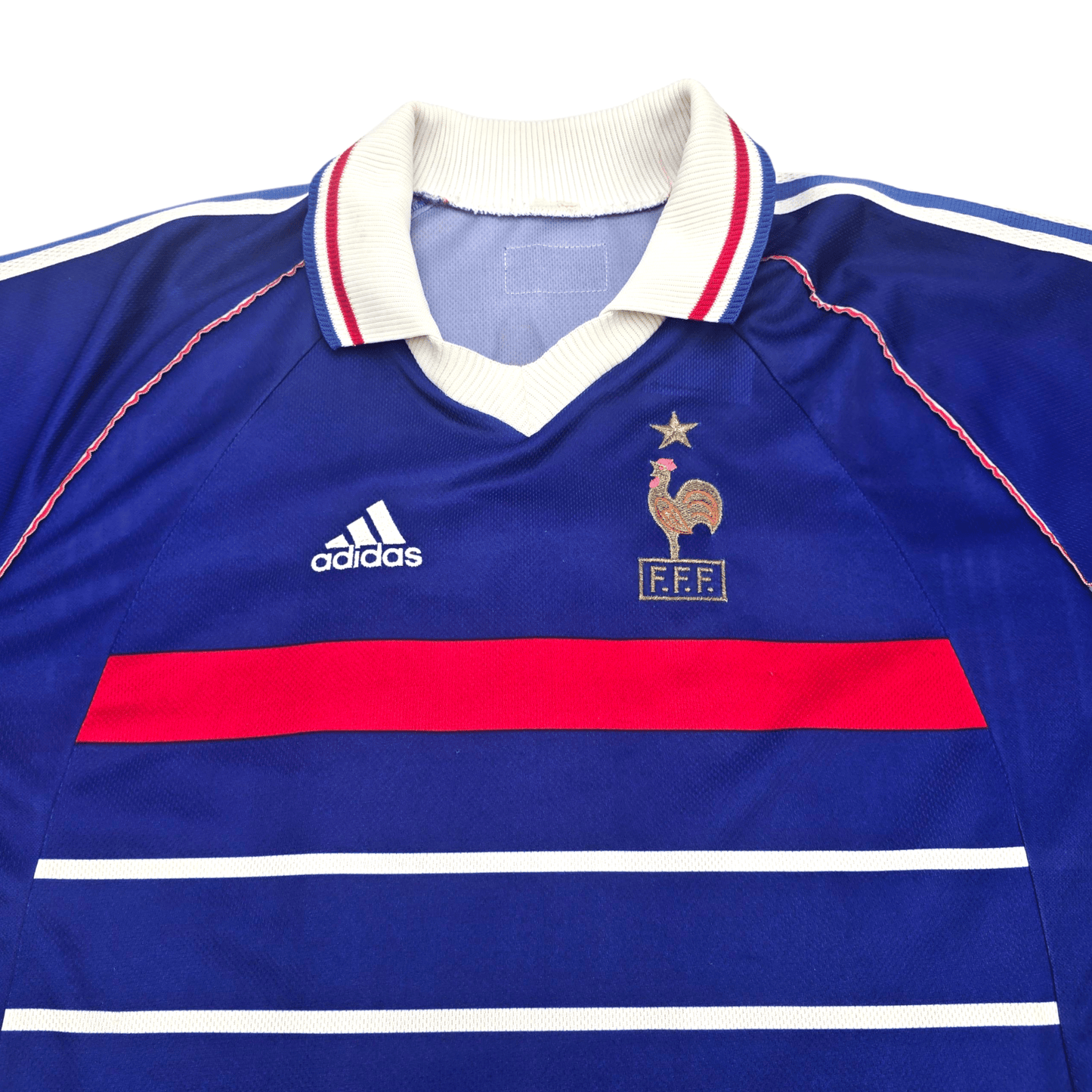 1998/00 France Home Football Shirt (XL) Adidas #10 Zidane