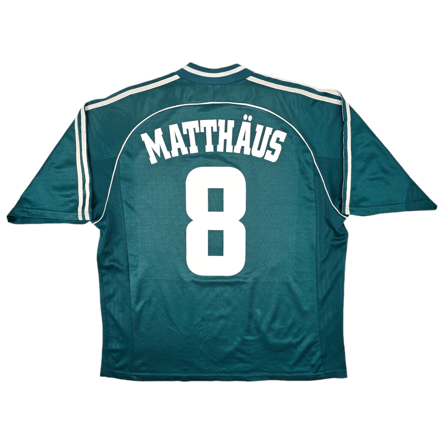 1998/00 Germany Away Football Shirt (L) Adidas #8 Matthaus
