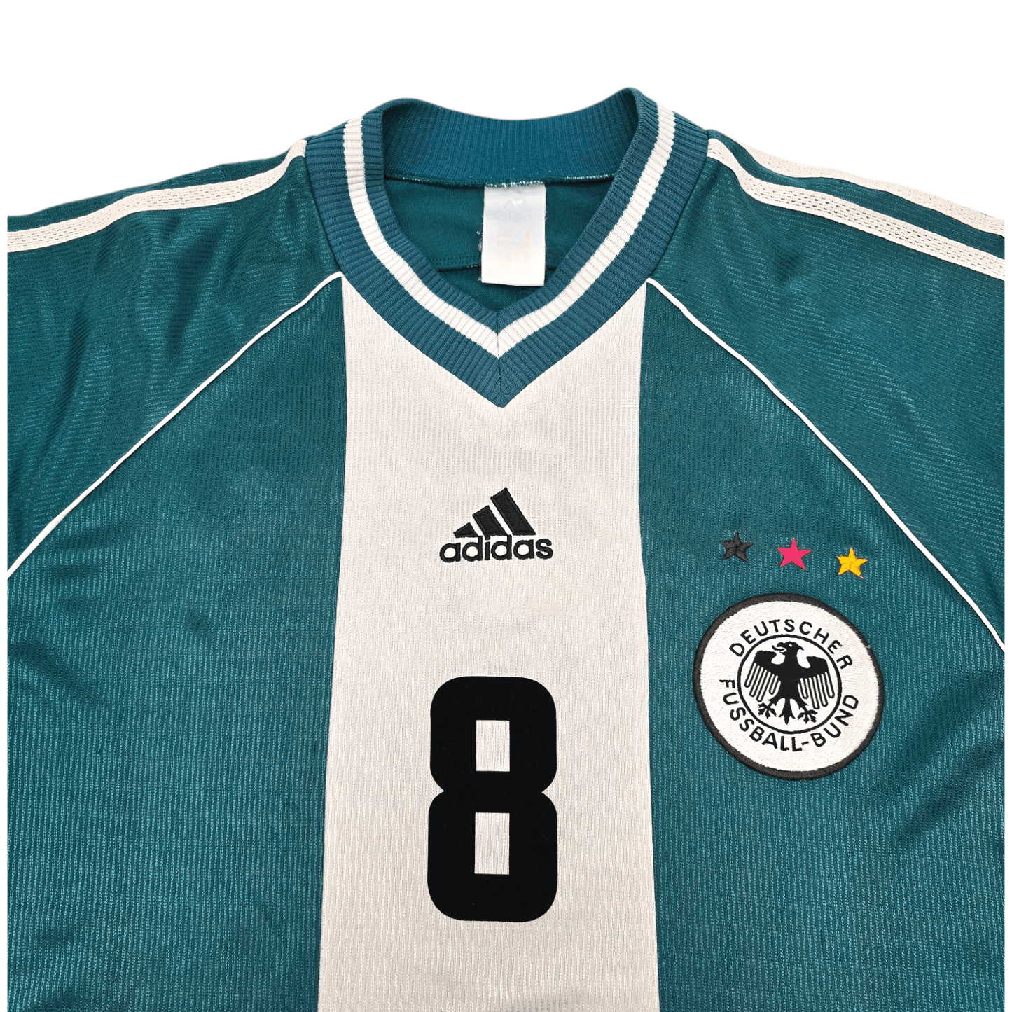 1998/00 Germany Away Football Shirt (L) Adidas #8 Matthaus