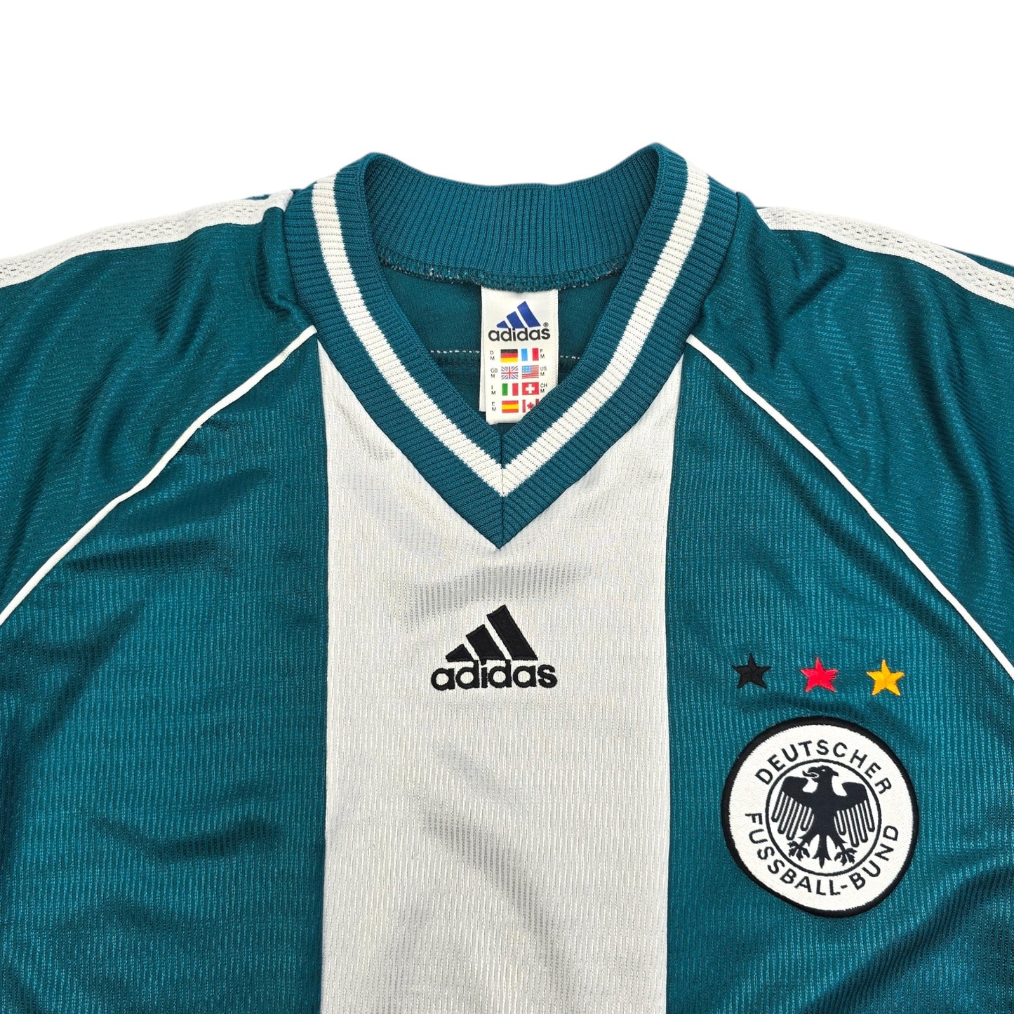 1998/00 Germany Away Football Shirt (M) Adidas