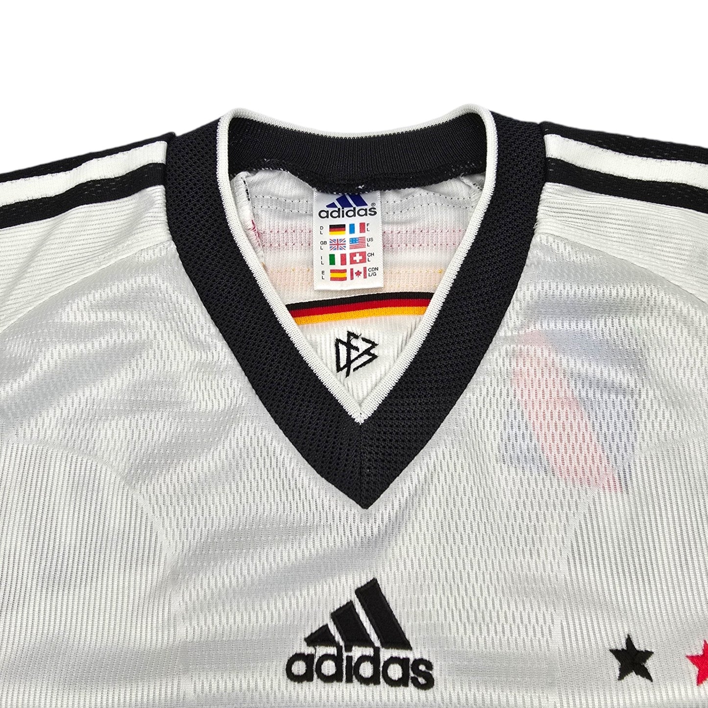 1998/00 Germany Home Football Shirt (L) Adidas #8 Matthaus