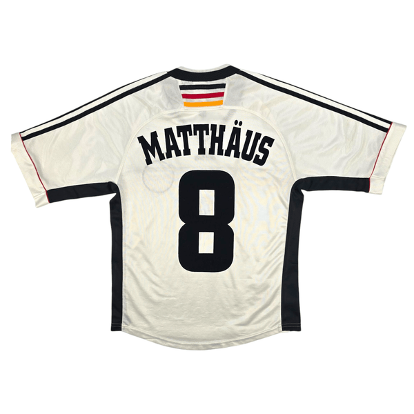 1998/00 Germany Home Football Shirt (S) Adidas #8 Matthaus