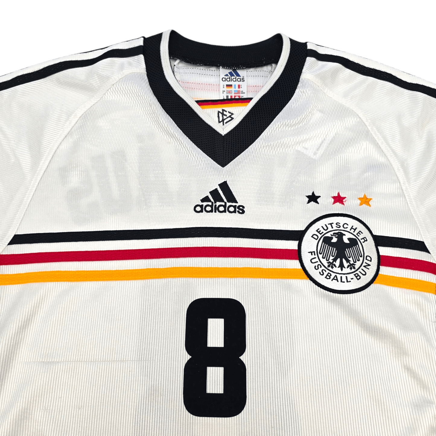 1998/00 Germany Home Football Shirt (S) Adidas #8 Matthaus