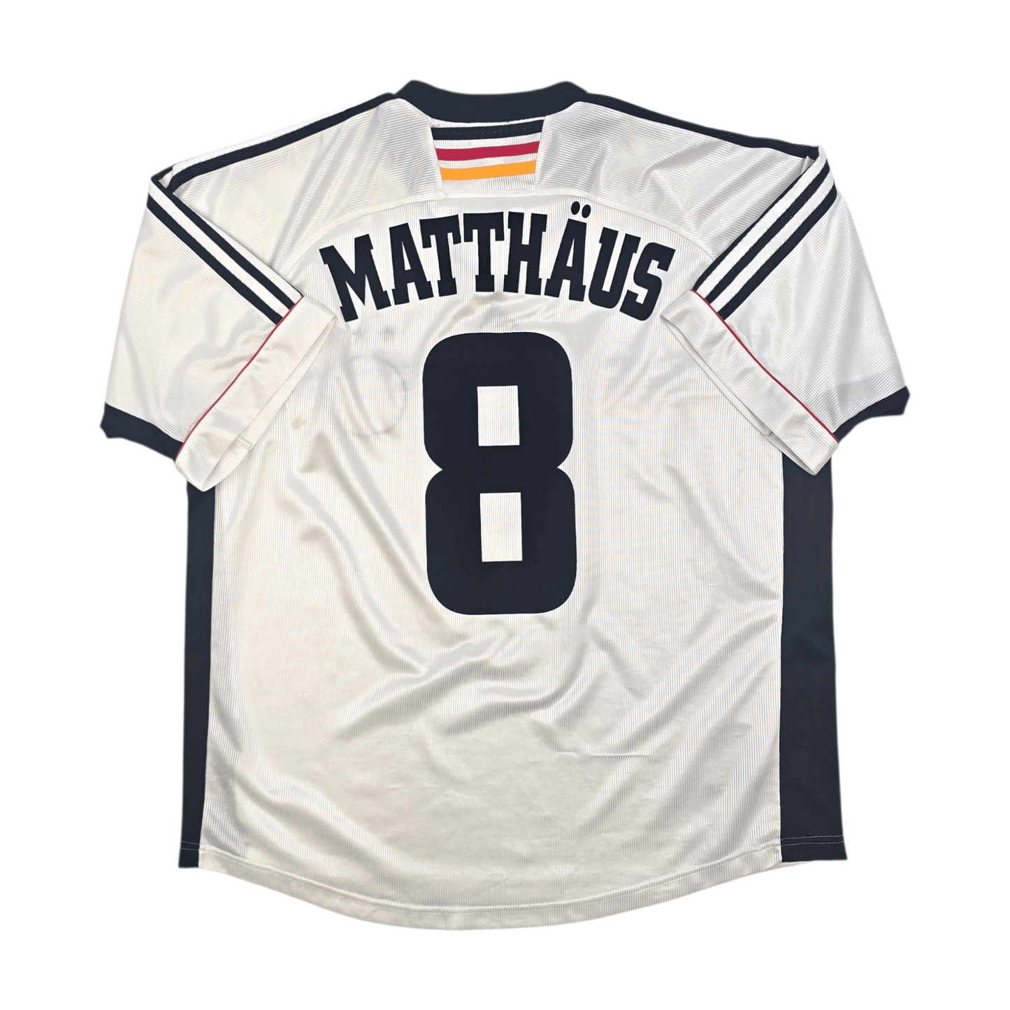 1998/00 Germany Home Football Shirt (XL) Adidas #8 Matthaus
