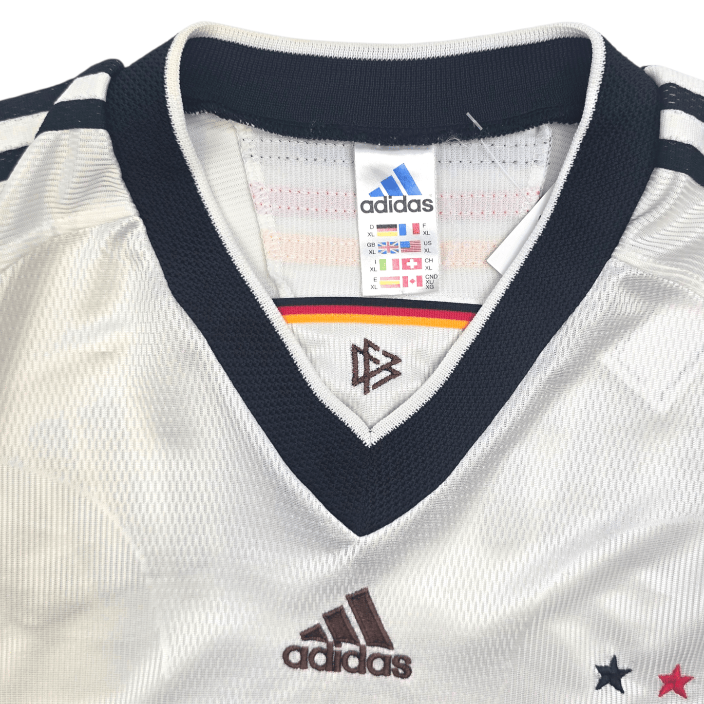1998/00 Germany Home Football Shirt (XL) Adidas #8 Matthaus
