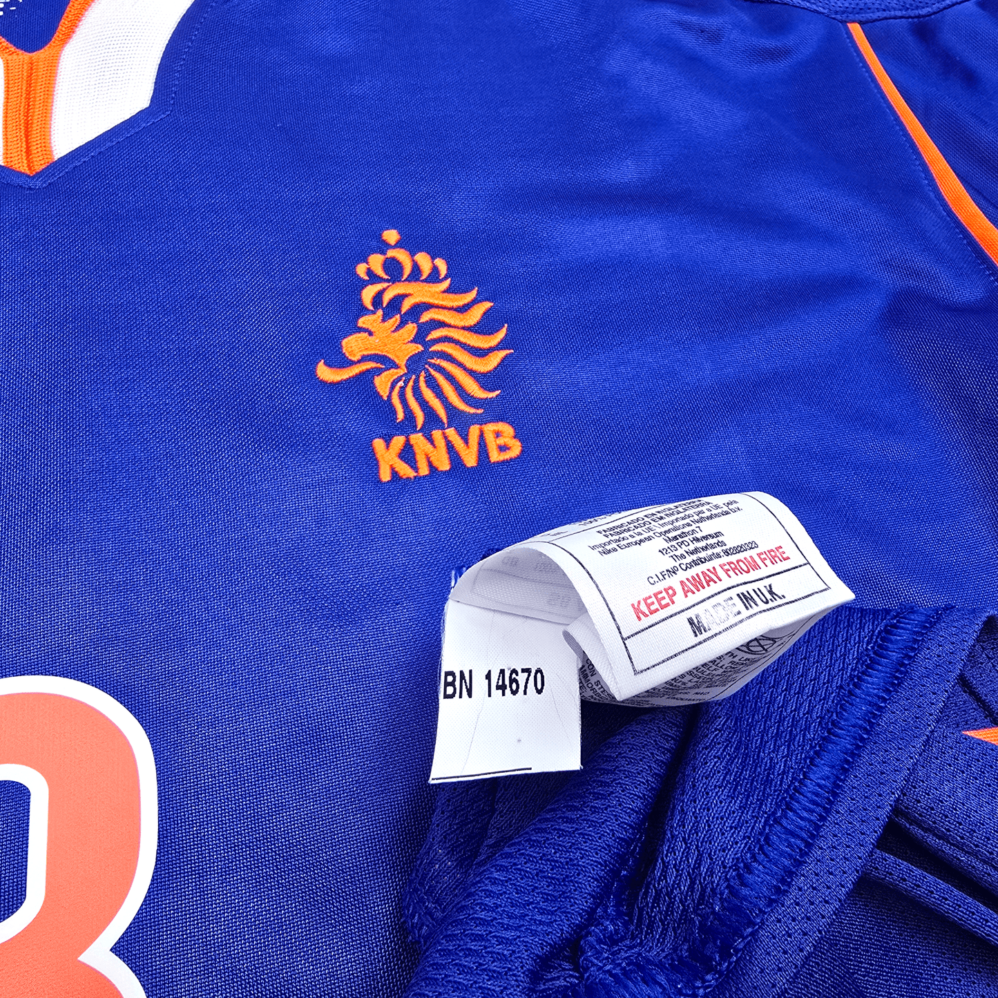 1998/00 Holland Away Football Shirt (XL) Nike #8 Bergkamp