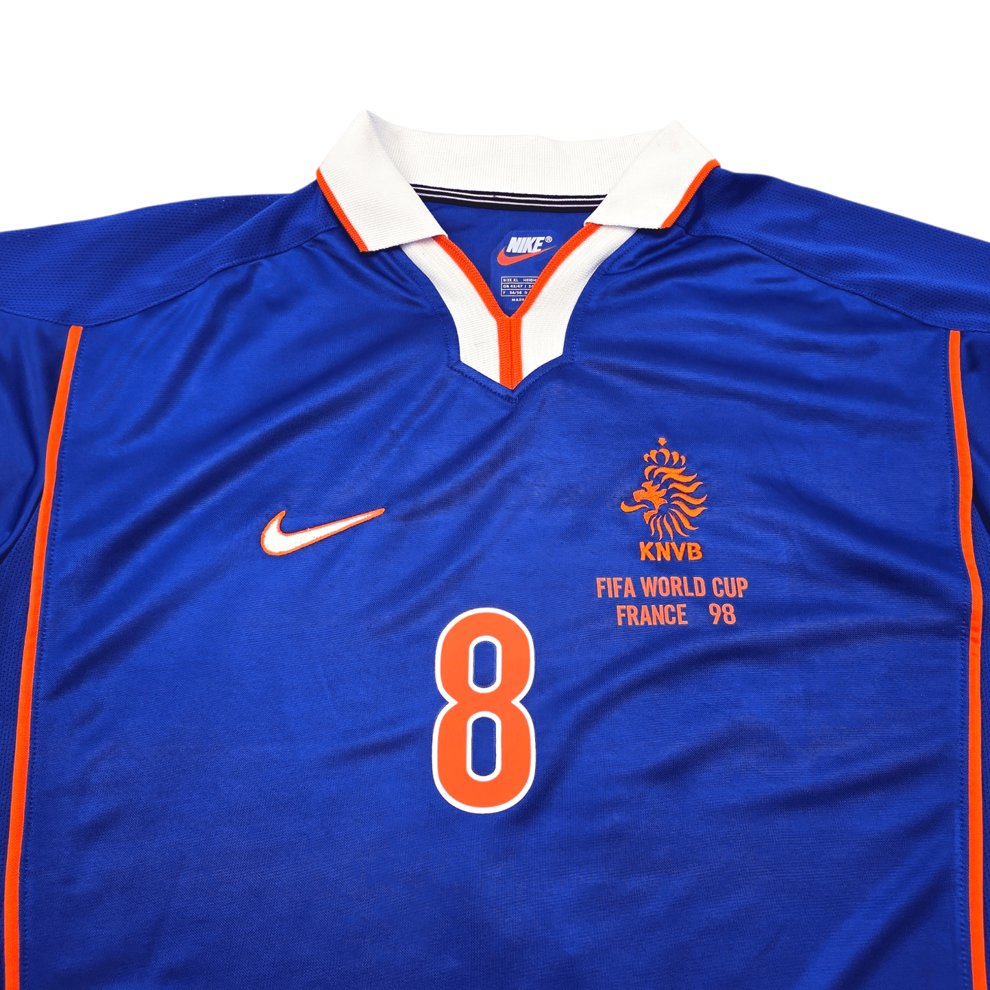 1998/00 Holland Away Football Shirt (XL) Nike #8 Bergkamp