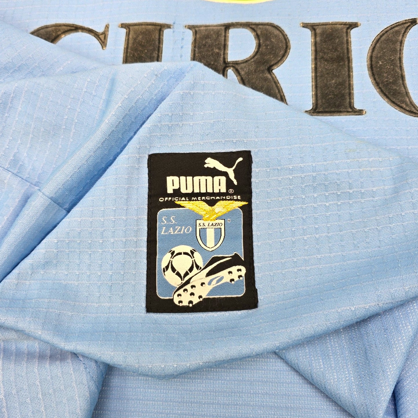 1998/00 Lazio Home Football Shirt (L) Puma #9 Salas