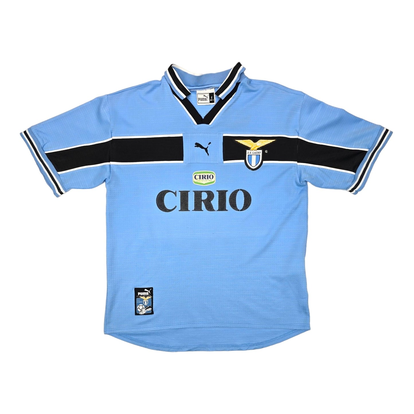 1998/00 Lazio Home Football Shirt (L) Puma #9 Salas