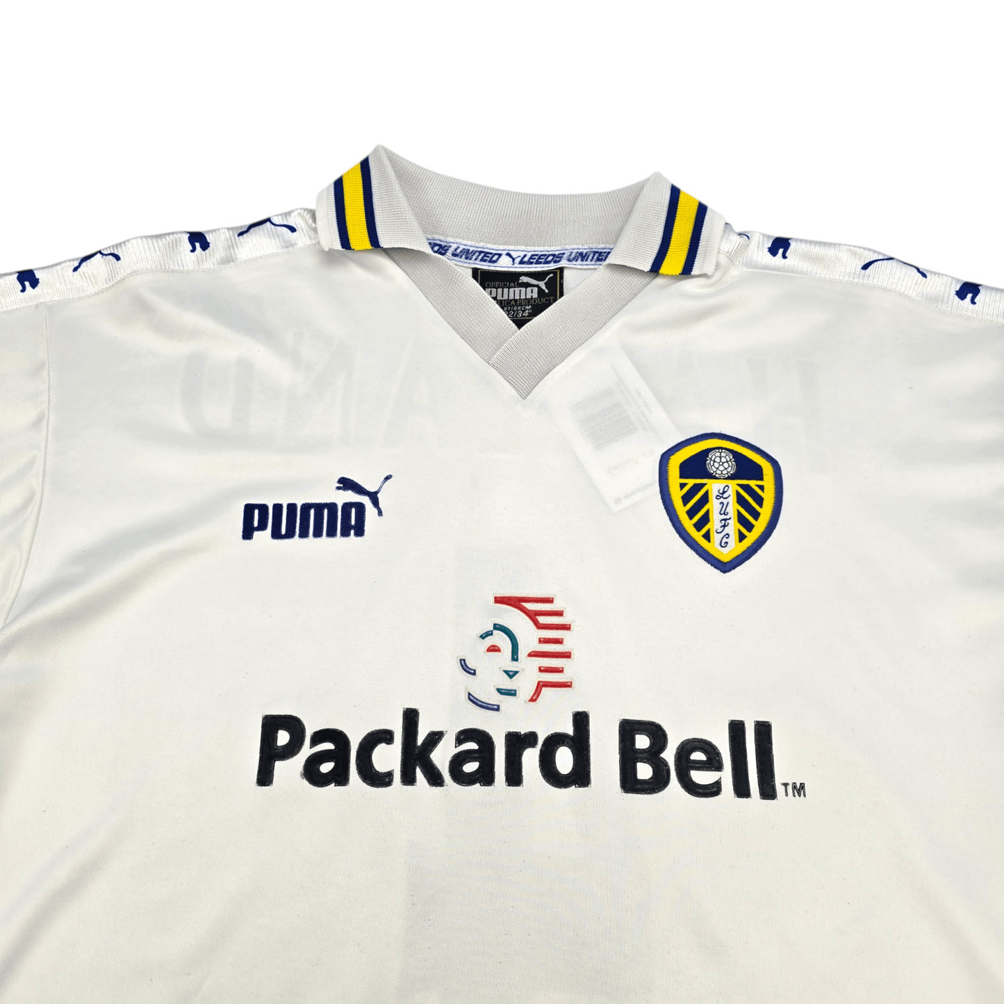 1998/00 Leeds United Home Football Shirt (S) Puma #4 Haaland