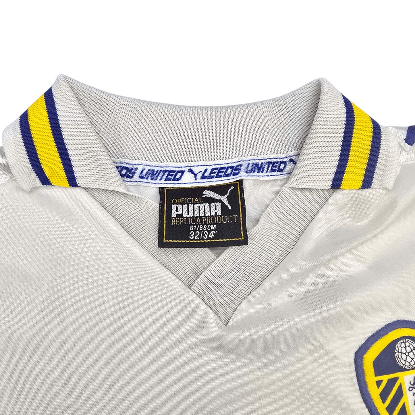 1998/00 Leeds United Home Football Shirt (S) Puma #4 Haaland