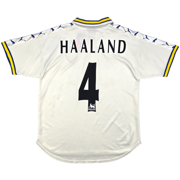 1998/00 Leeds United Home Football Shirt (S) Puma #4 Haaland
