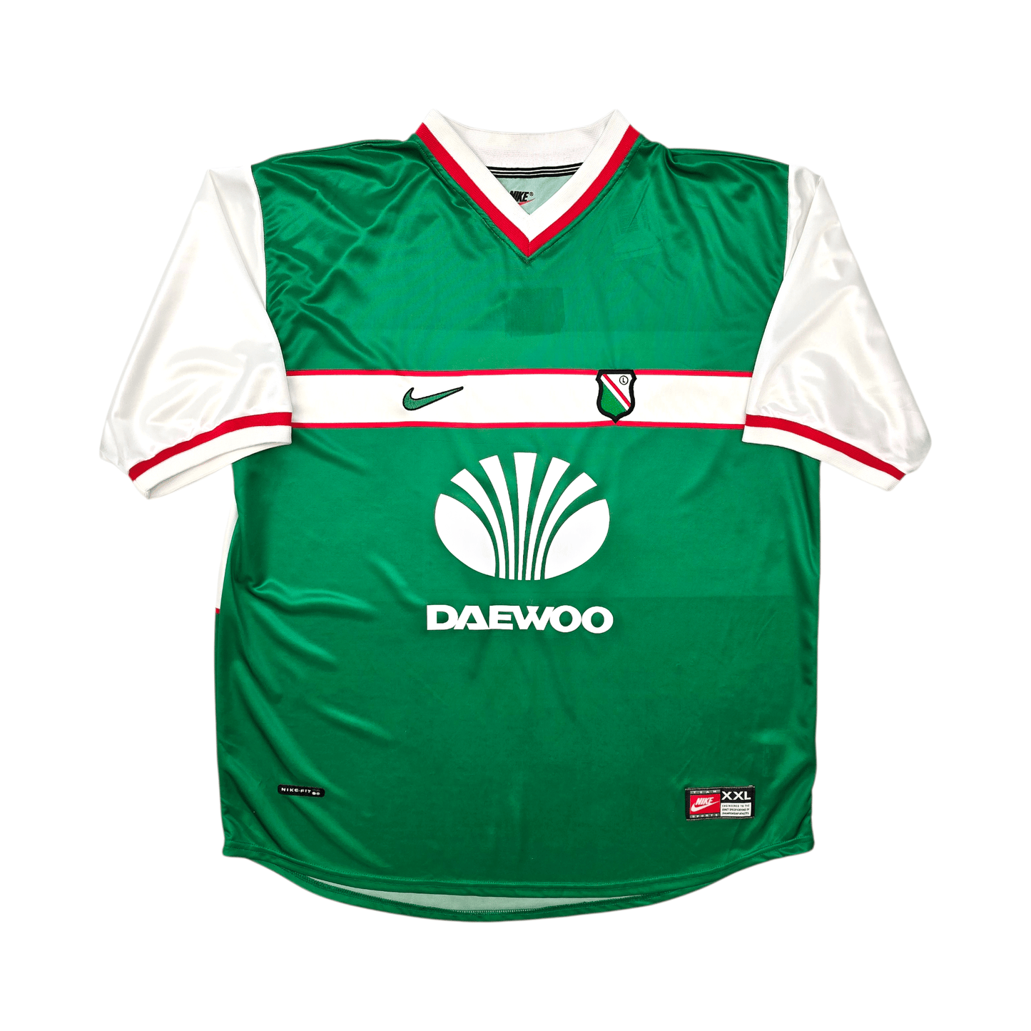 1998/00 Legia Warsaw Away Football Shirt (2XL) Nike