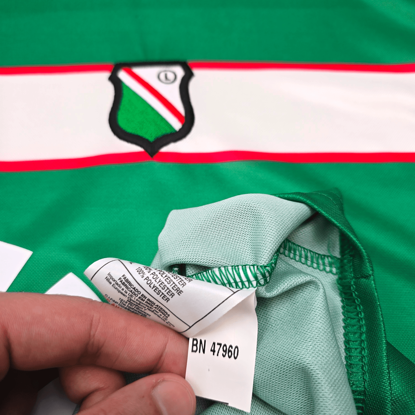 1998/00 Legia Warsaw Away Football Shirt (2XL) Nike