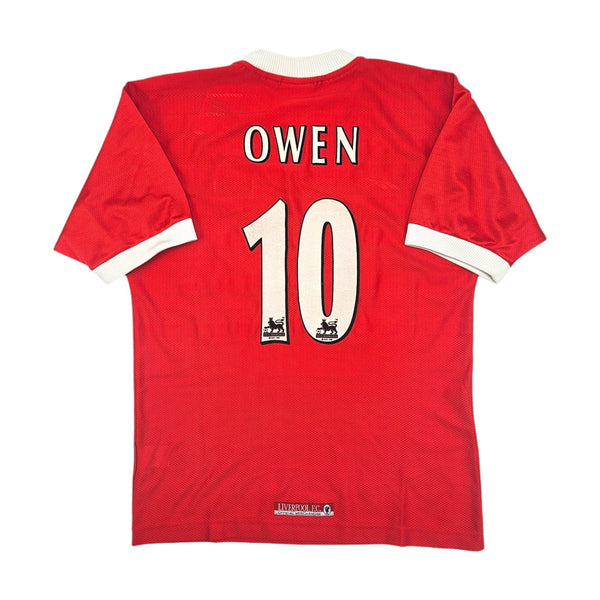 1998/00 Liverpool Home Football Shirt (M) Reebok #10 Owen