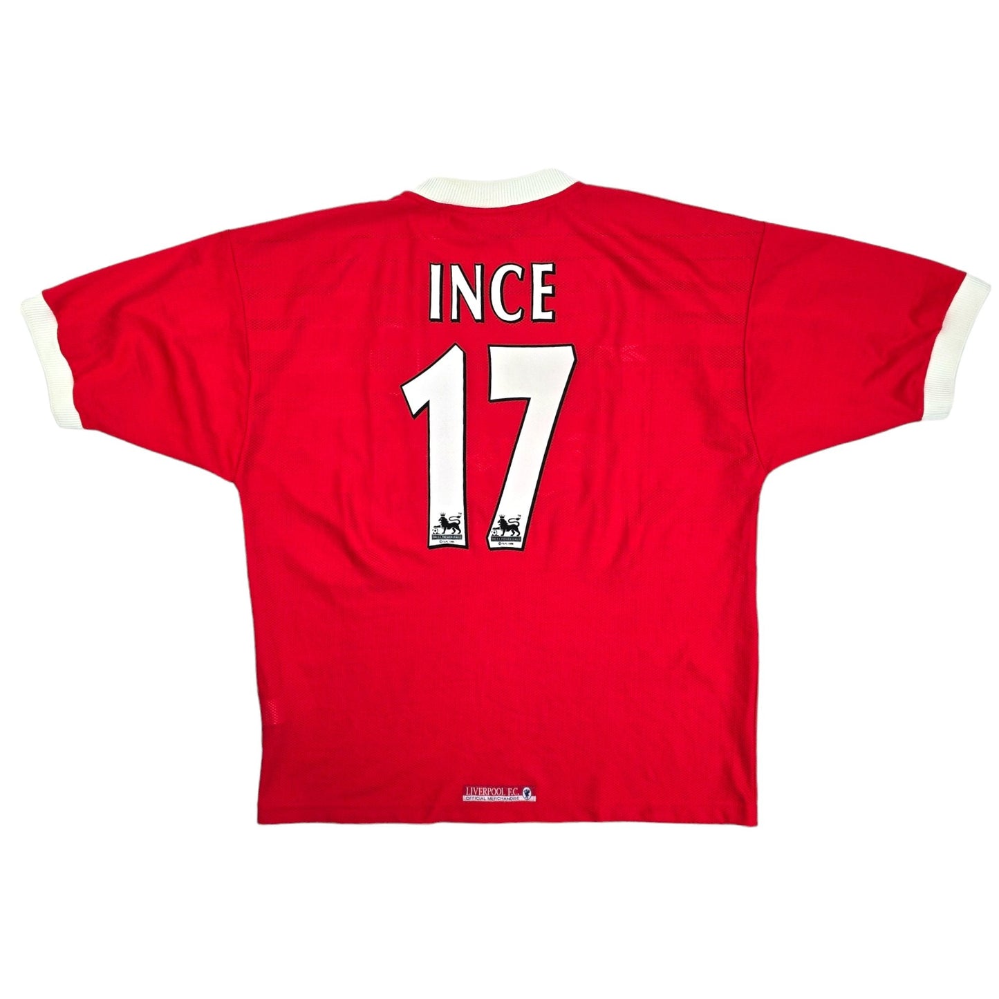 1998/00 Liverpool Home Football Shirt (XL) Reebok #17 Ince
