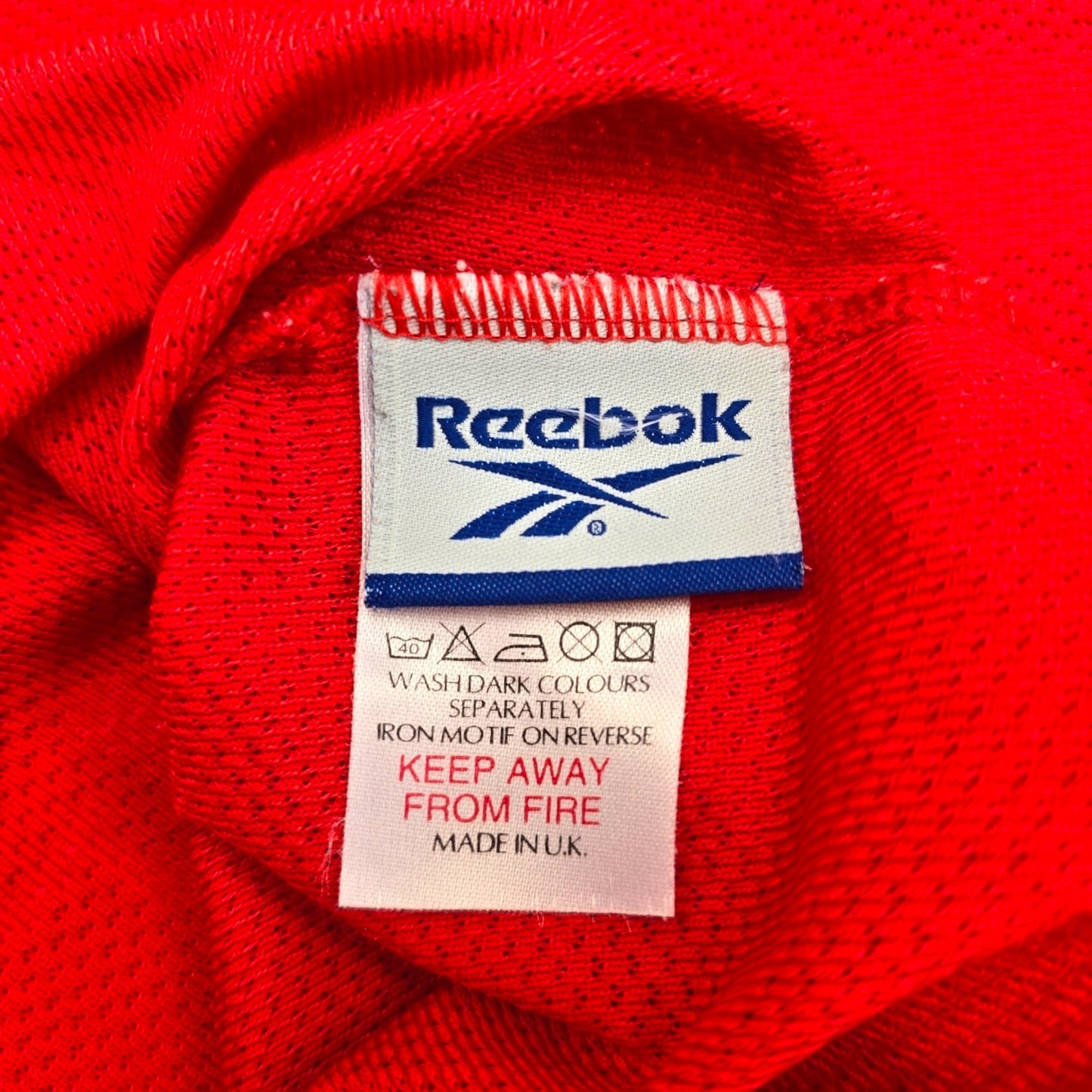 1998/00 Liverpool Home Football Shirt (XL) Reebok #17 Ince