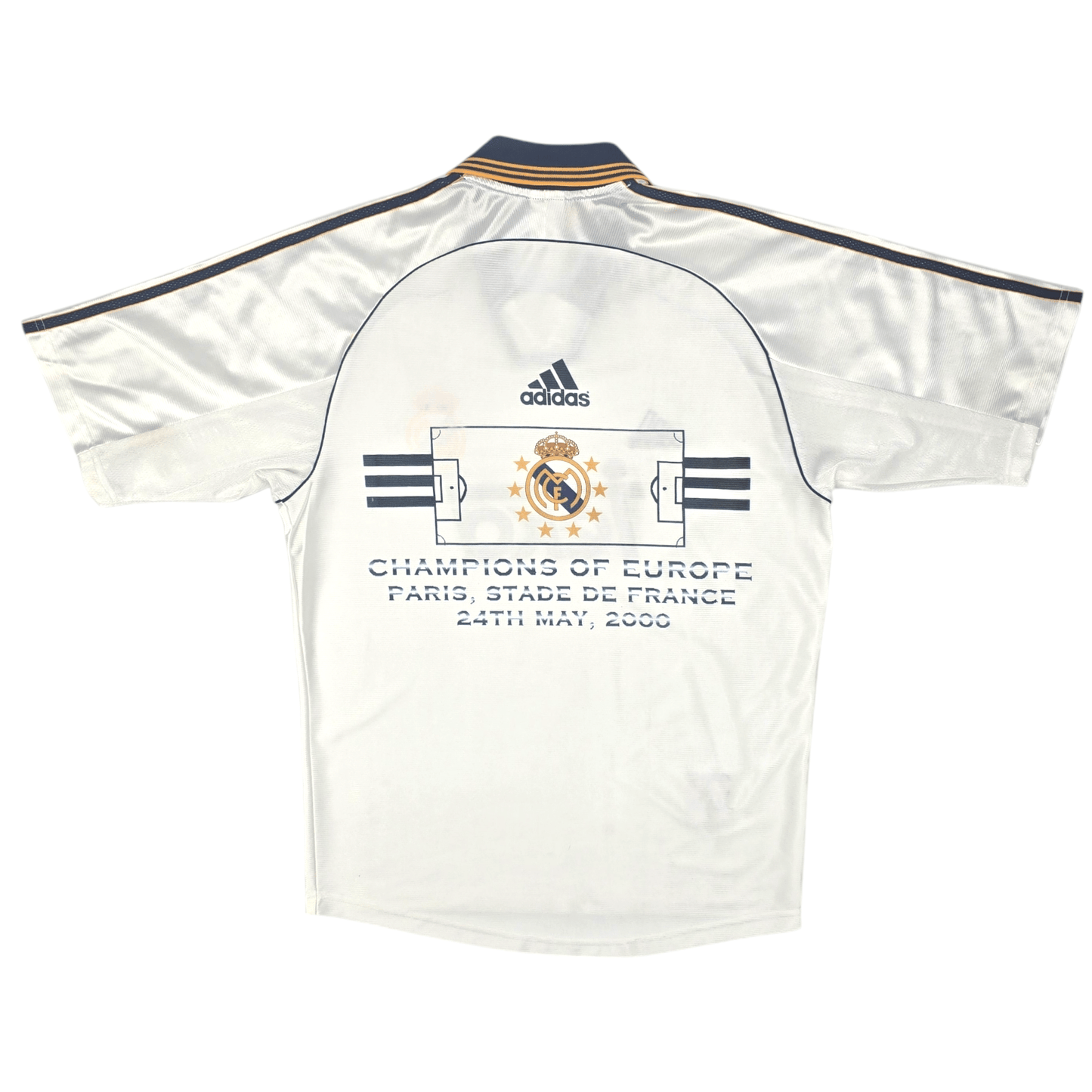 1998/00 Real Madrid Home Football Shirt (S) Adidas (Champions of Europe 2000)
