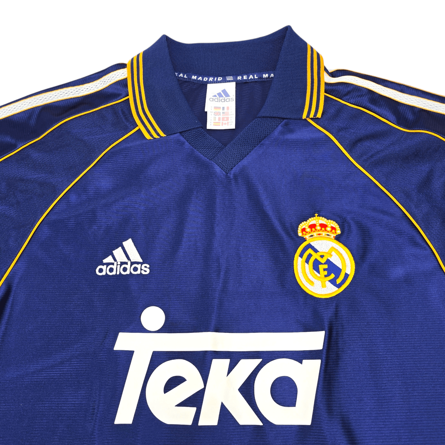 1998/00 Real Madrid Third Football Shirt (S) Adidas