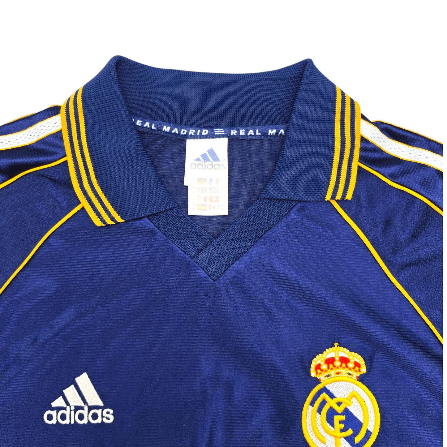 1998/00 Real Madrid Third Football Shirt (S) Adidas
