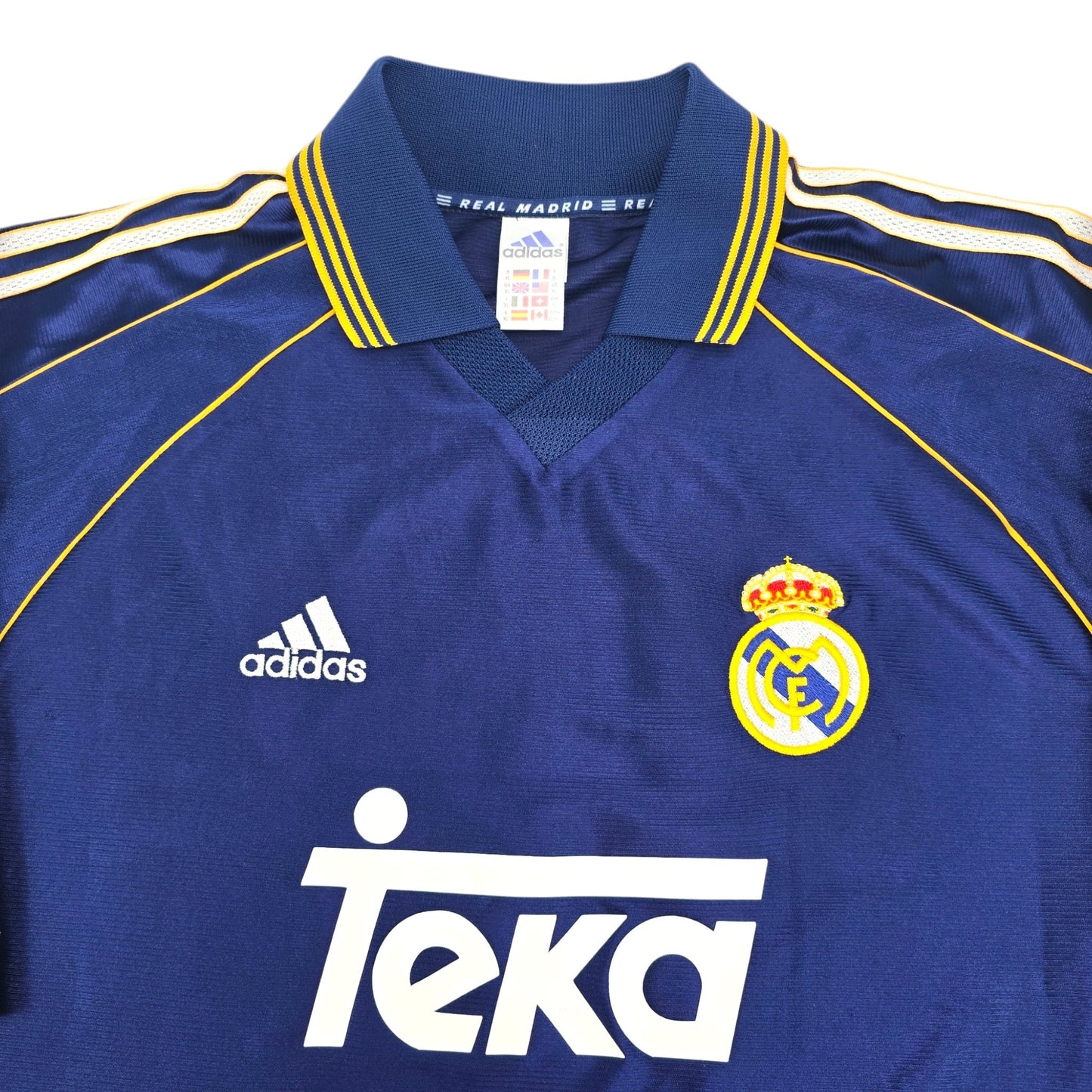 1998/00 Real Madrid Third Football Shirt (XL) Adidas #15 Morientes