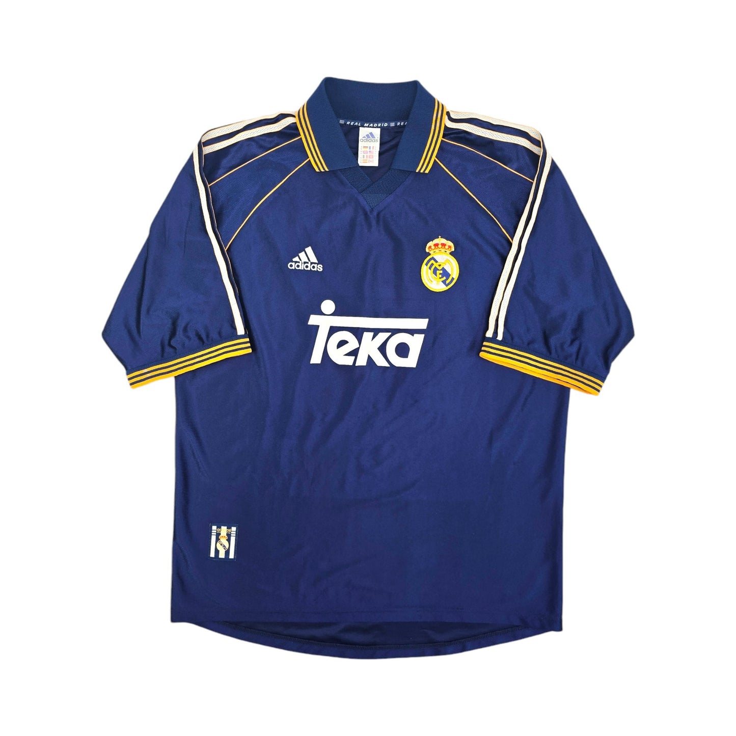 1998/00 Real Madrid Third Football Shirt (XL) Adidas #15 Morientes