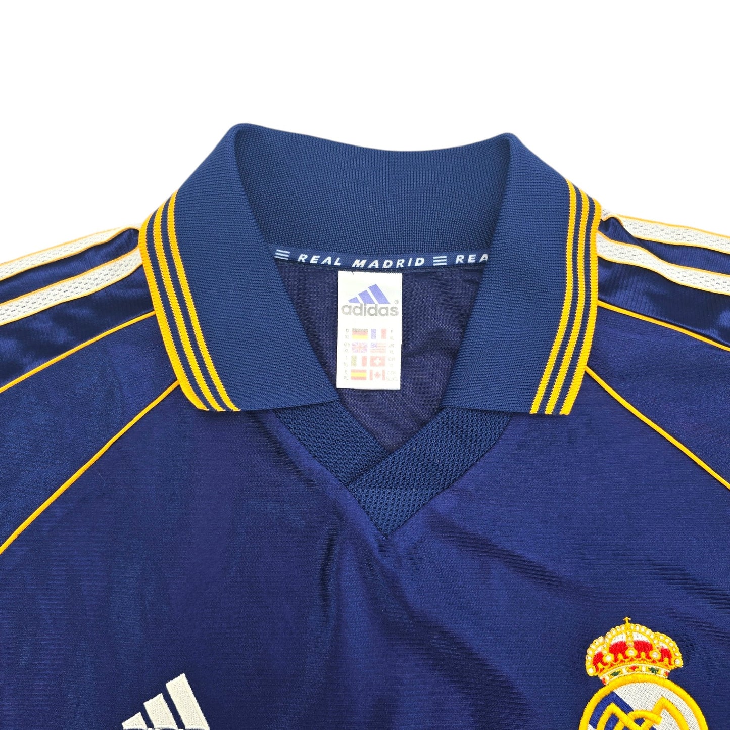 1998/00 Real Madrid Third Football Shirt (XL) Adidas #15 Morientes