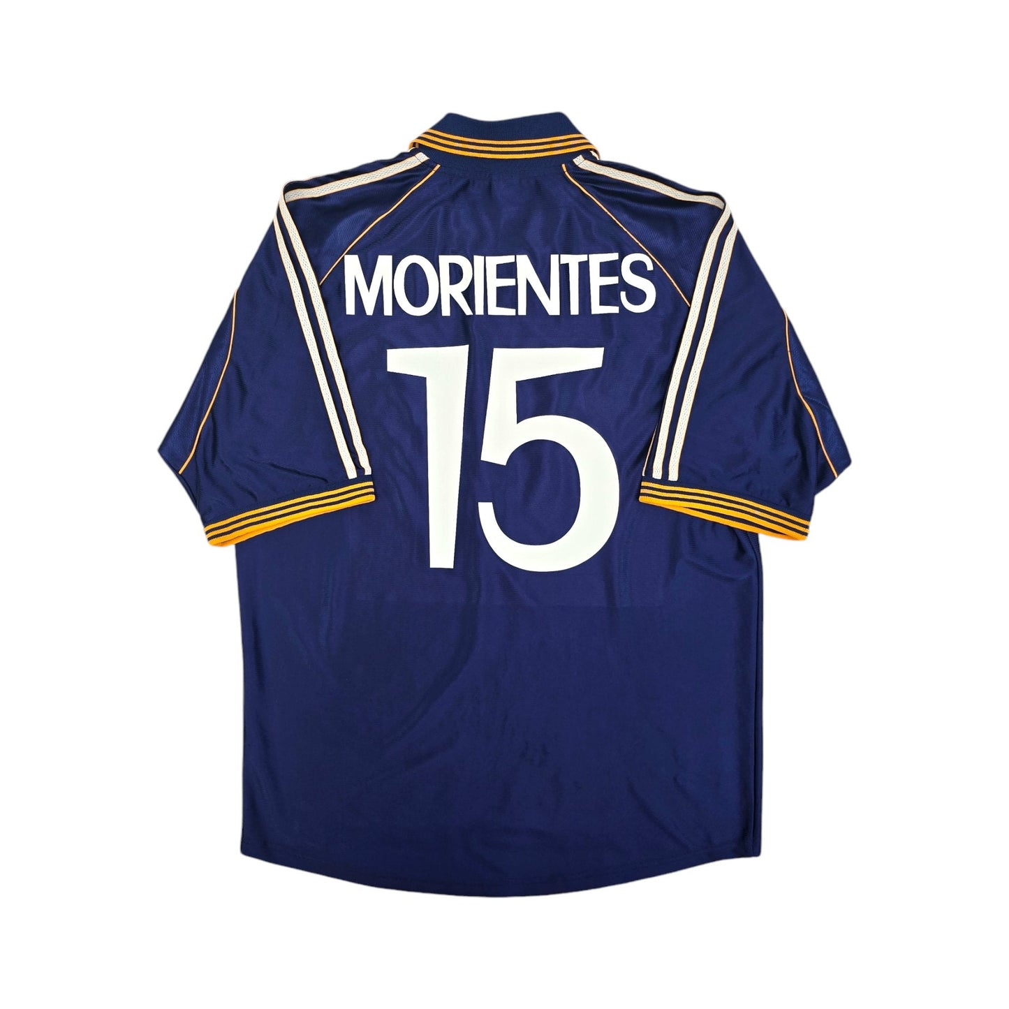 1998/00 Real Madrid Third Football Shirt (XL) Adidas #15 Morientes