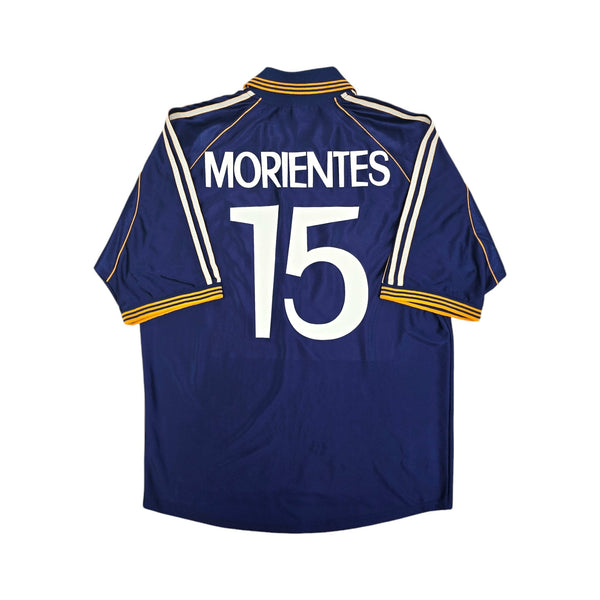 1998/00 Real Madrid Third Football Shirt (XL) Adidas #15 Morientes