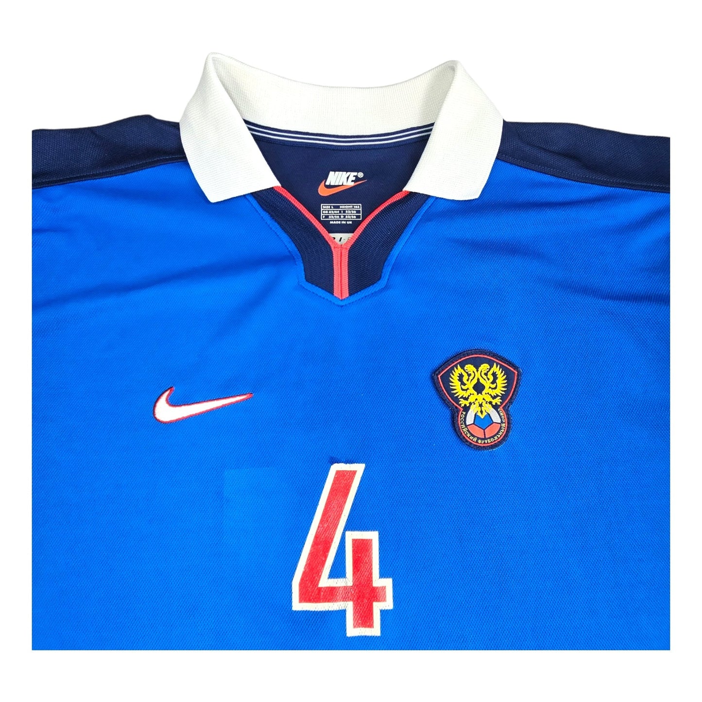 1998/00 Russia Away Football Shirt (L) Nike # 4