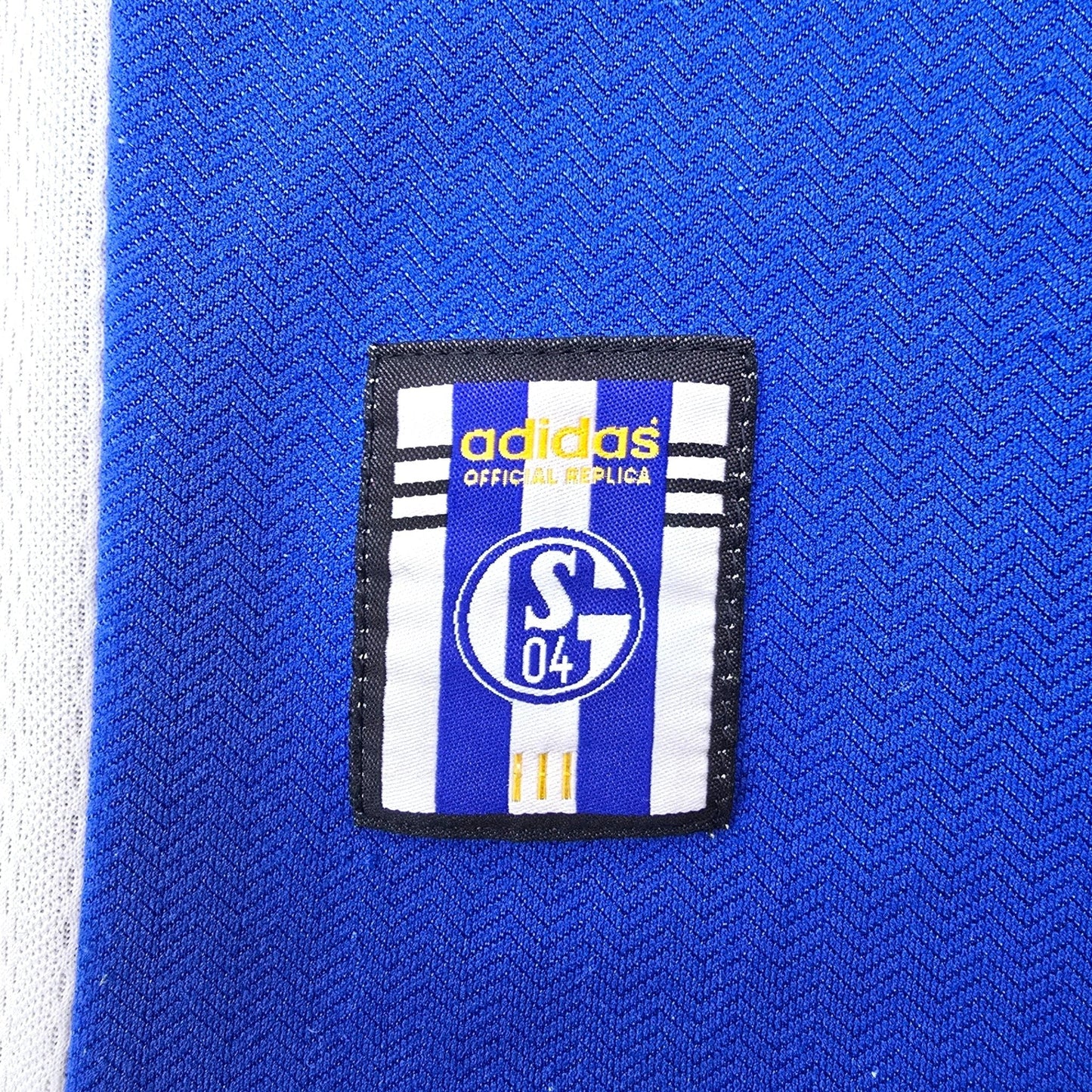 1998/00 Schalke 04 Home Football Shirt (XL) Adidas