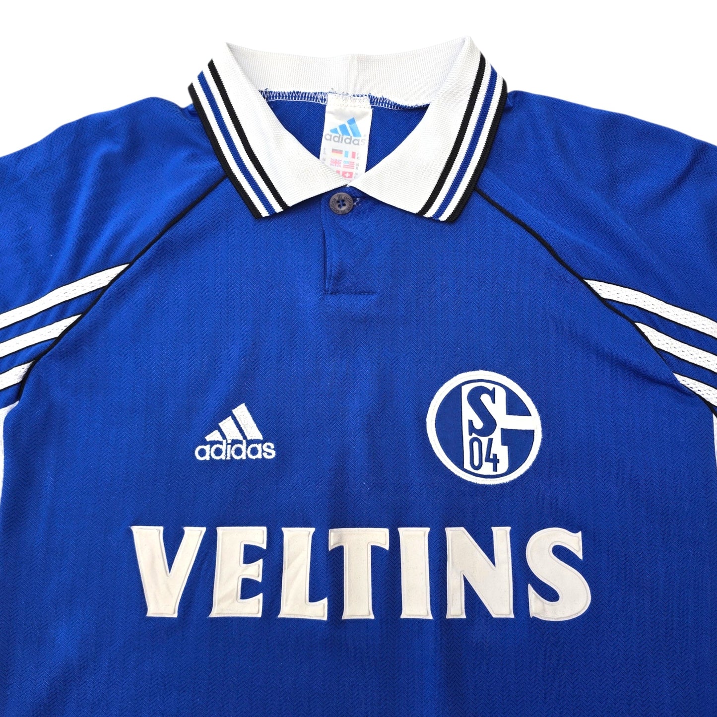 1998/00 Schalke 04 Home Football Shirt (XL) Adidas