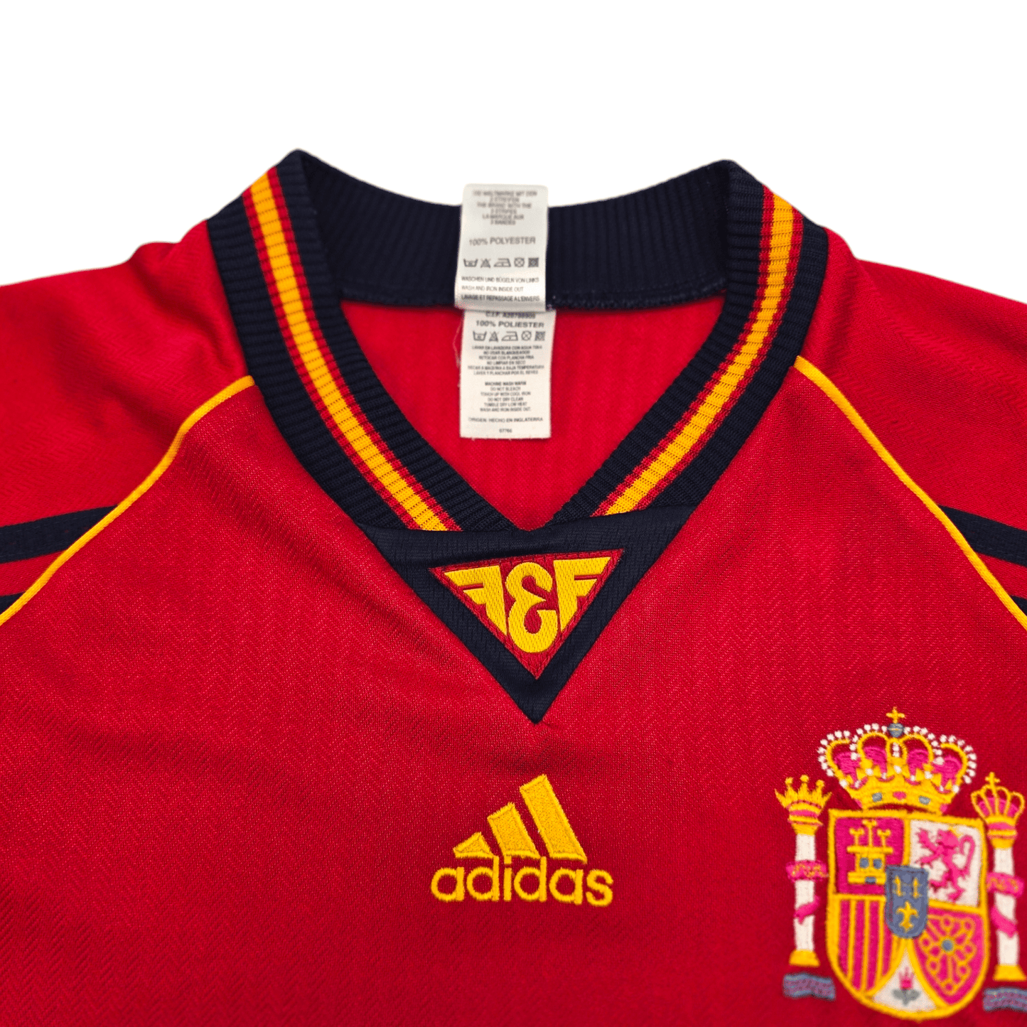 1998/00 Spain Home Football Shirt (M) Adidas