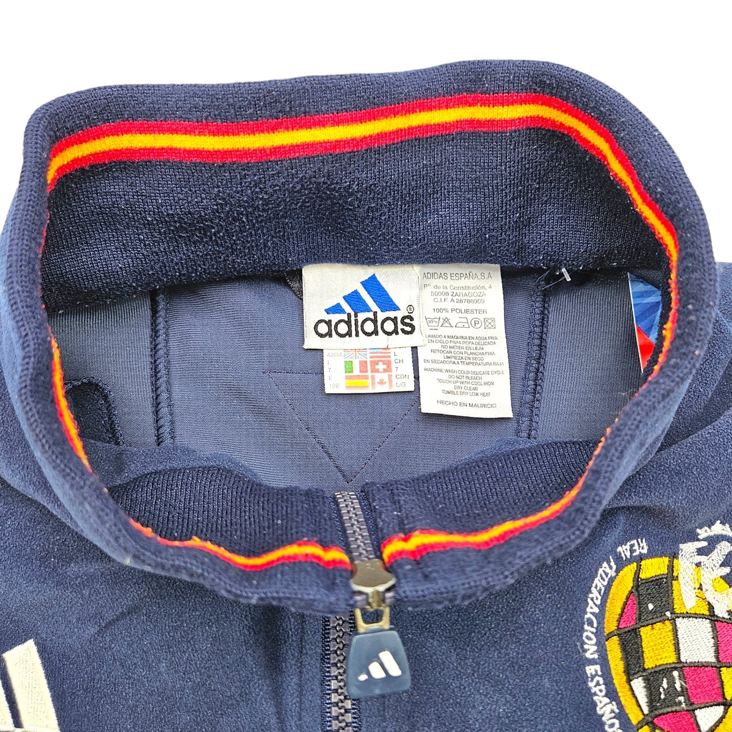 1998/00 Spain Jacket (L) Adidas (Fleece)