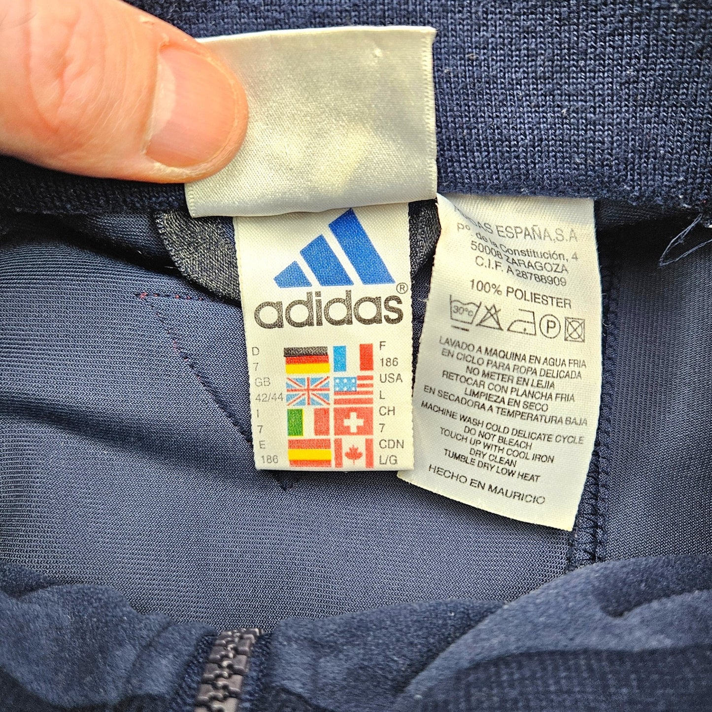 1998/00 Spain Jacket (L) Adidas (Fleece)