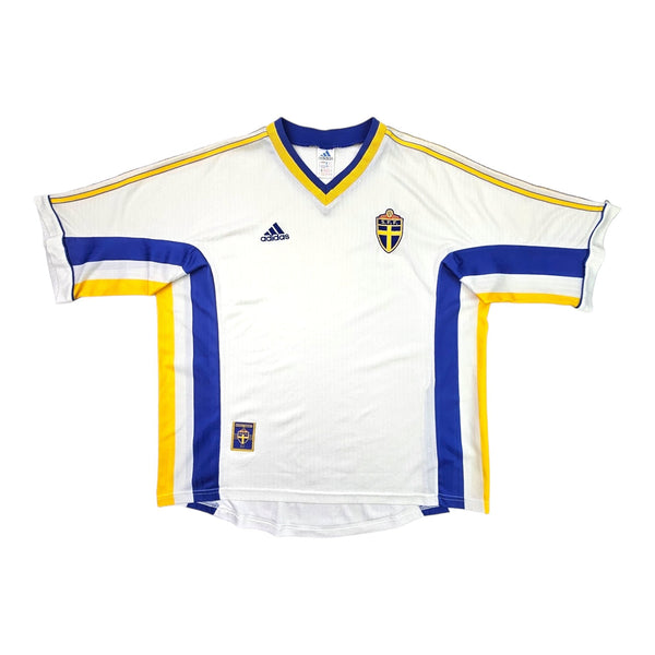1998/00 Sweden Away Football Shirt (L) Adidas