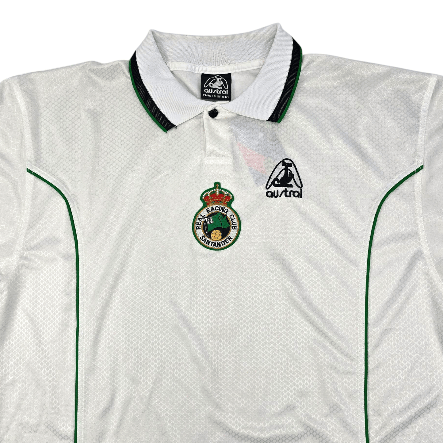1998/01 Racing Santander Home Football Shirt (XL) Austral