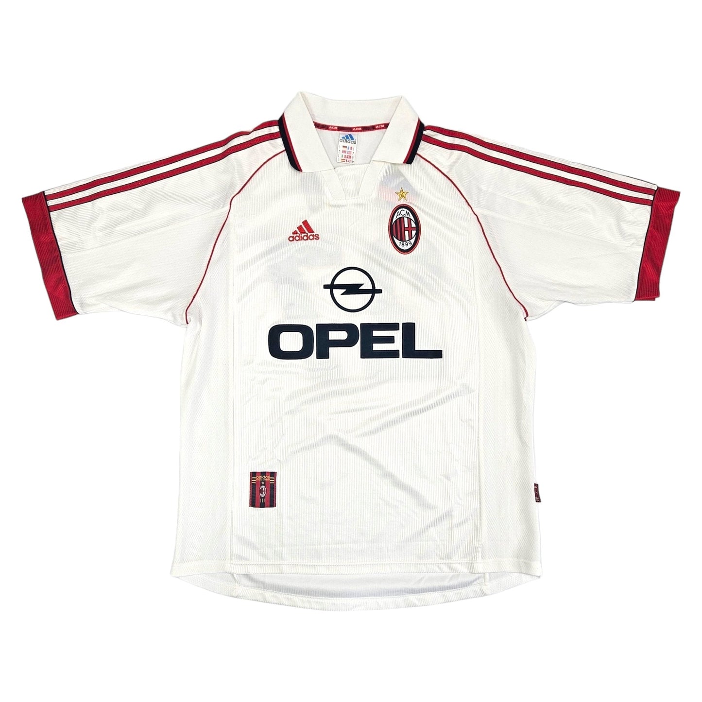 1998/99 AC Milan Away Football Shirt (L) Adidas # 27 Coco